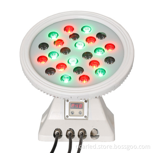 IP65 Waterproof RGB LED Wall Washer Light 24W DMX Control Aluminum Alloy Housing